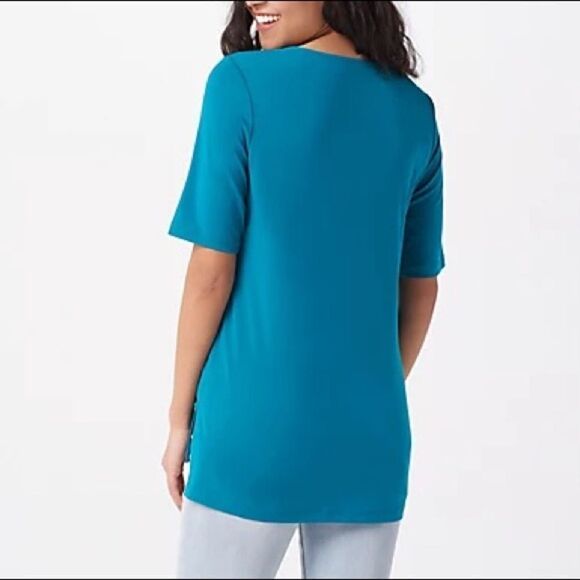 Susan Graver Modern Essentials Liquid Knit Top - Picture 3 of 7